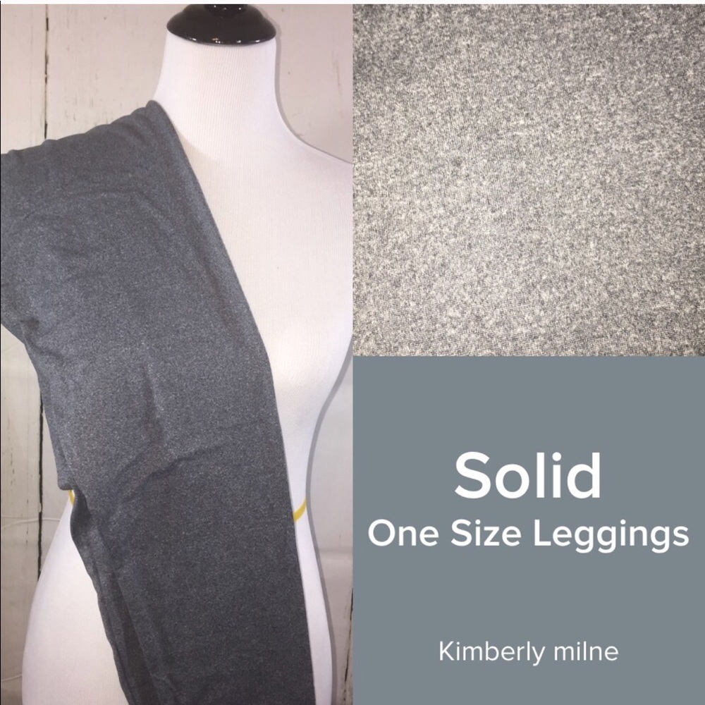 LuLaRoe heather Gray One Size0-12 LuLaRoe leggings